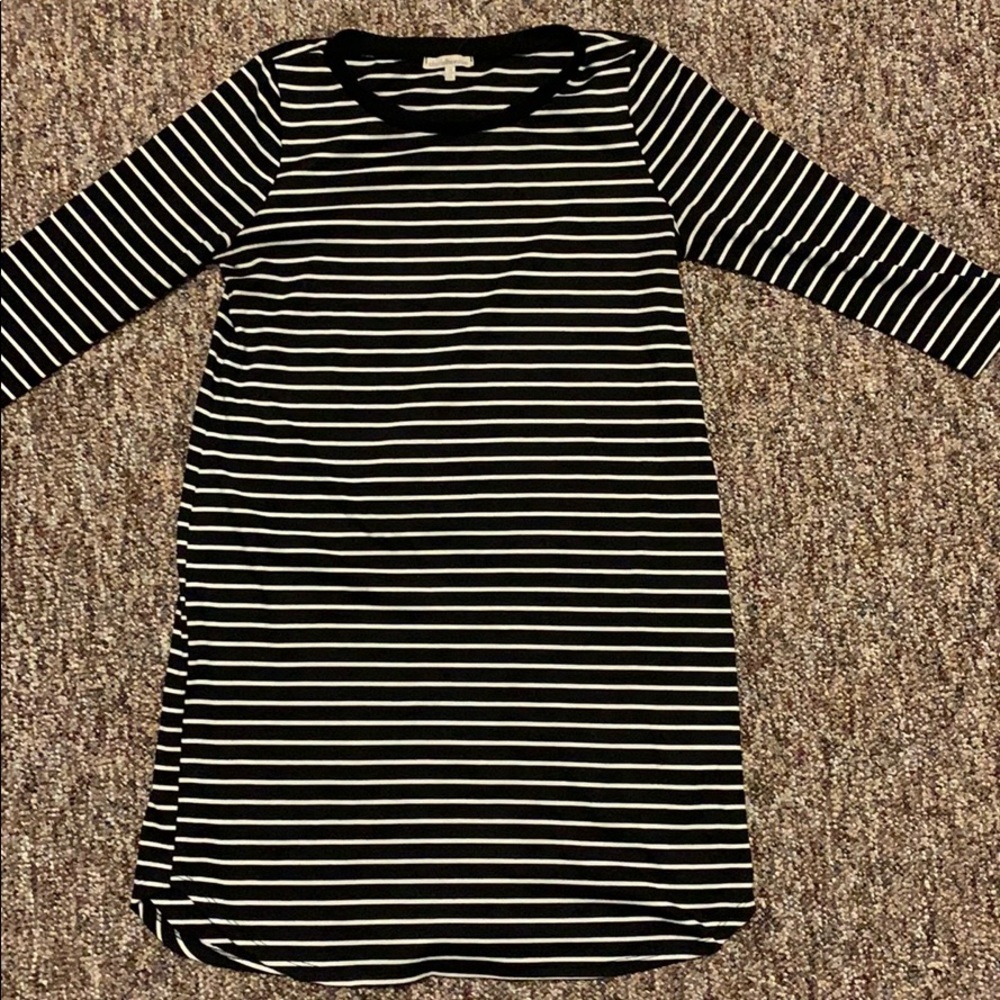 Striped t shirt dress